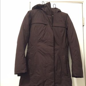 North Face Arctic Parka brown down puffer coat M