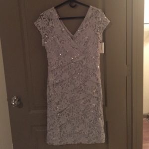 Gray sparkly dress