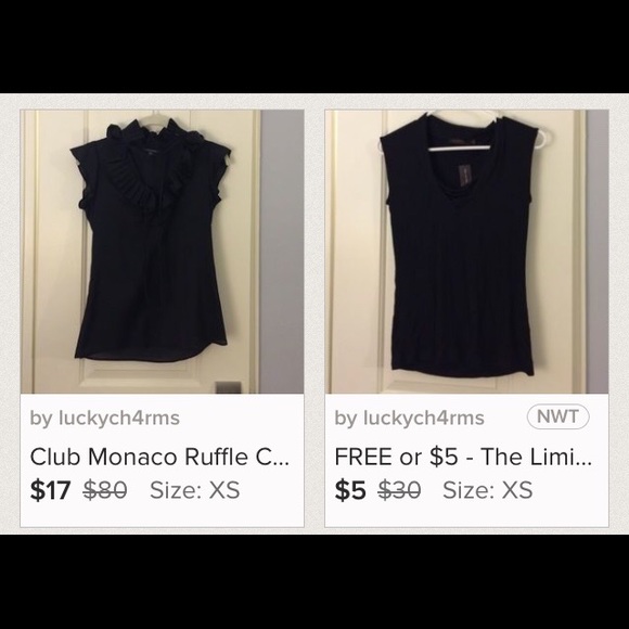 Club Monaco Tops - BUNDLE for kng1959