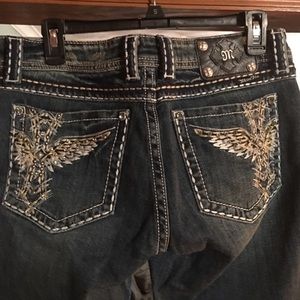 Miss Me Jeans, Cross/Angel Wing. JP5117-4, MK18 15