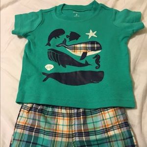 Two piece carters 6 month outside