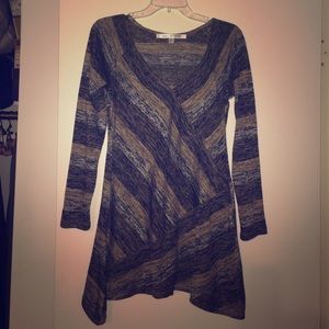 Striped Max Studio tunic sweater, size medium