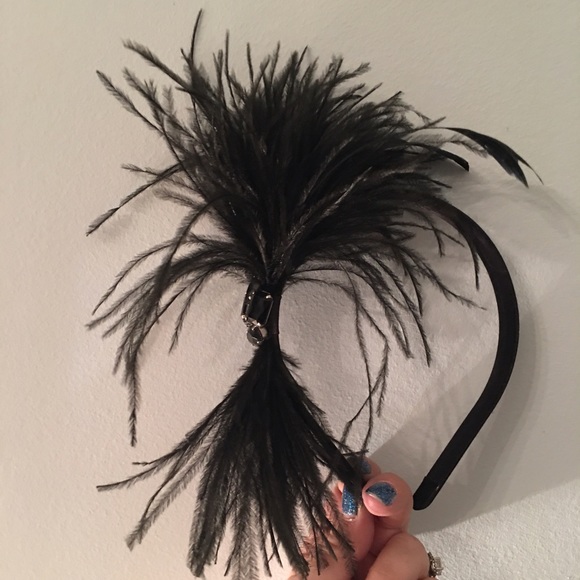 Cute feather and jewel headband