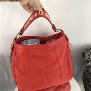 Versace brand shopper bag red