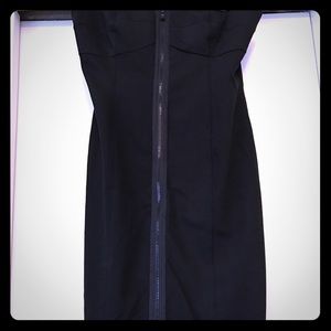 Rachel Roy Little Black Zippered Dress Sz 12