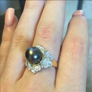SOLD❌❌Black Pearl Ring