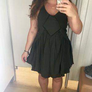 Romeo and Juliet Couture Olive Green Dress