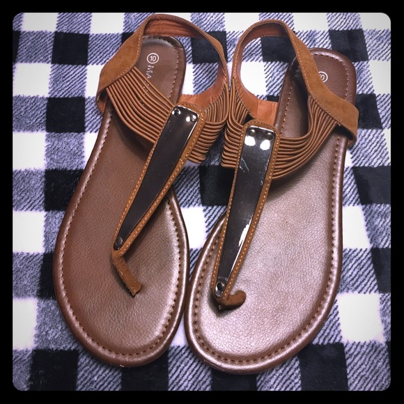 Like-new Brown Sandals