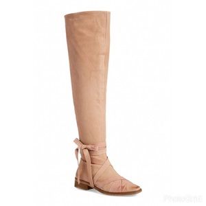 Free People thigh high boots