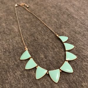 Beautiful blue dainty chained necklace