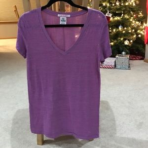 Purple tri blend vneck Victoria's Secret top