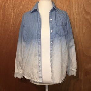 GAP ombré denim shirt