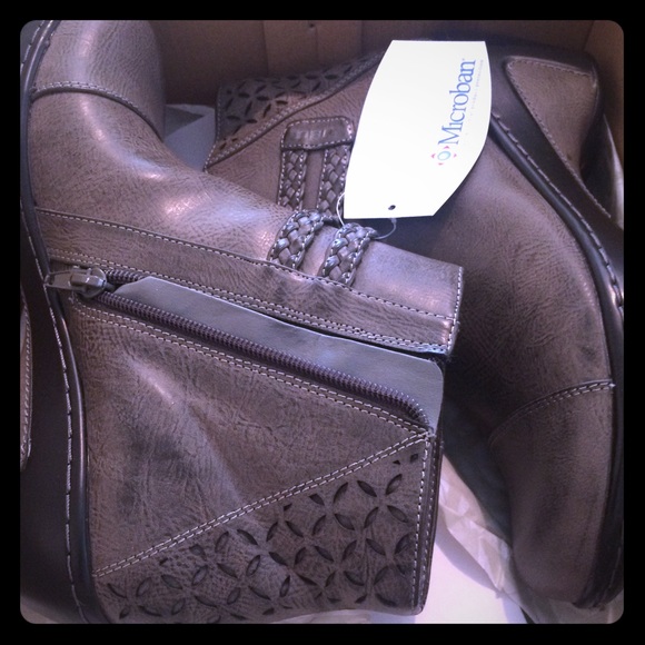 Jambu Shoes - New Jambu Ankle boots size 7.5 charcoal color