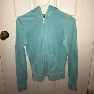 Teal terry cloth juicy jacket