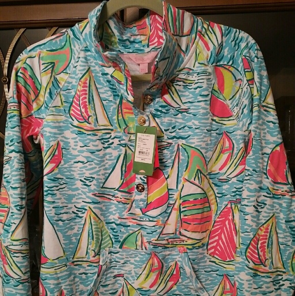 Lilly Pulitzer Tops - Nwt size medium lilly pulitzer captain popover