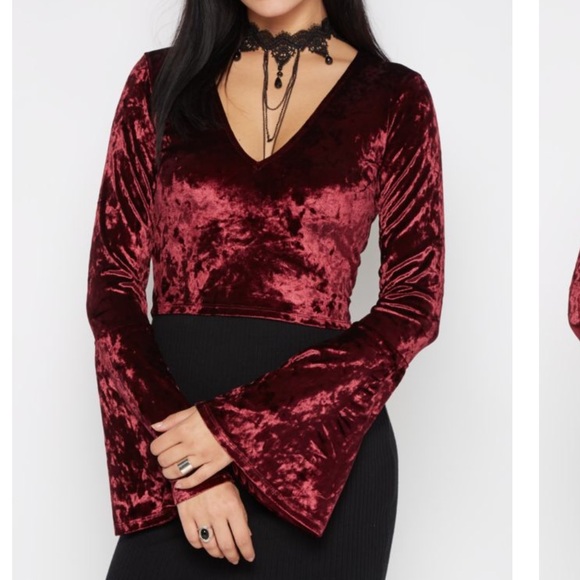 Velvet top