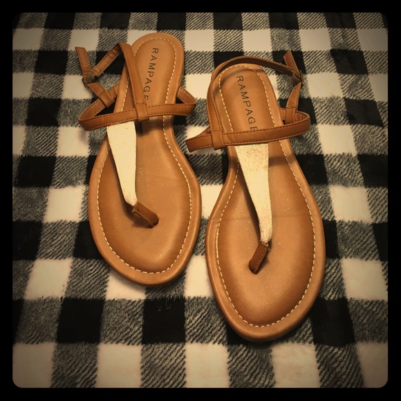 Glitter Brown Sandals