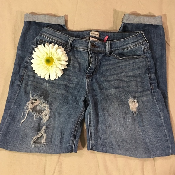 Sneak Peek Denim - Ripped Boyfriend Jeans Size 7