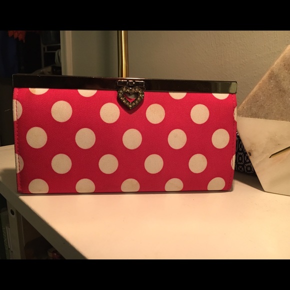 Pink Polka Dot Wallet