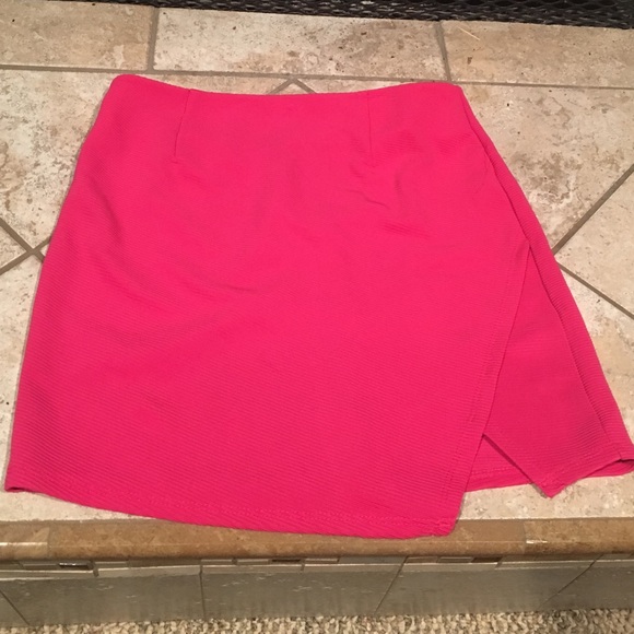 Hot Pink Mini Skirt