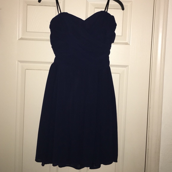 Navy blue formal dress