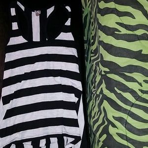 BeetleJuice Black & White Tank Top
