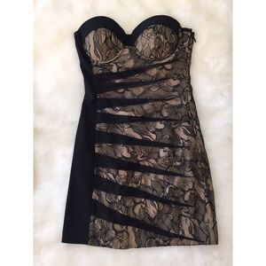 Bebe Lace Tube Dress