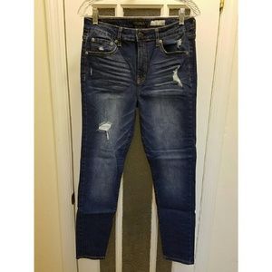 Distressed high waisted jegging #8