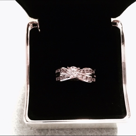 Sterling Silver Engagement Ring