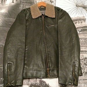 Aeropostale leather imatation jacket