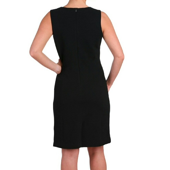 NWT Nygard Embroidered Black Sheath Dress - Picture 3 of 3