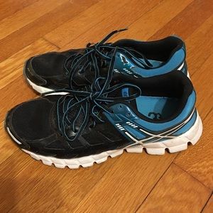 woman asics running shoe