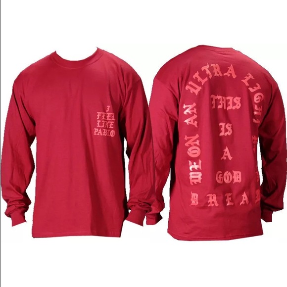 I Feel Like Pablo Kanye West Long Sleeve Tee Shirt
