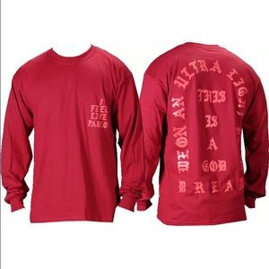 I Feel Like Pablo Kanye West Long Sleeve Tee Shirt