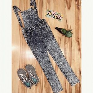 Acid Wash Overalls
