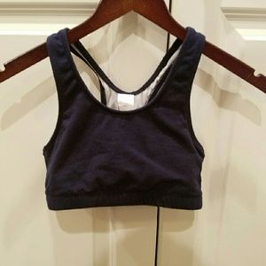 Navy Blue Sports Bra