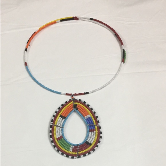 Beaded Choker Necklace. Make an offer.