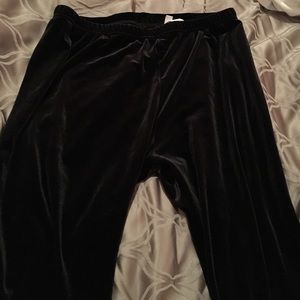 Velvet leggings