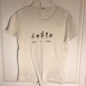 Brandy Melville "Plants Are Friends" Tee