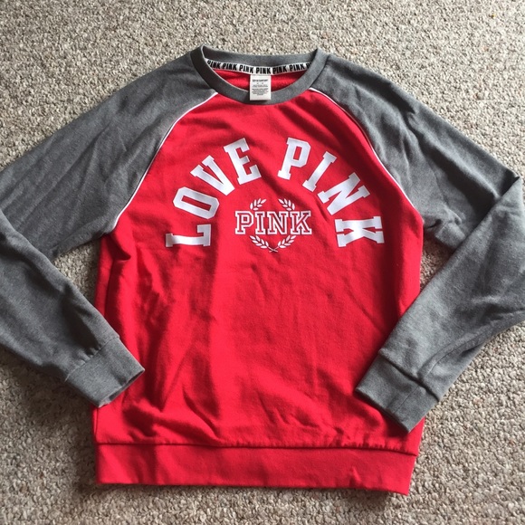 PINK Victoria's Secret Sweaters - VS Pink Crew Sweatshirt