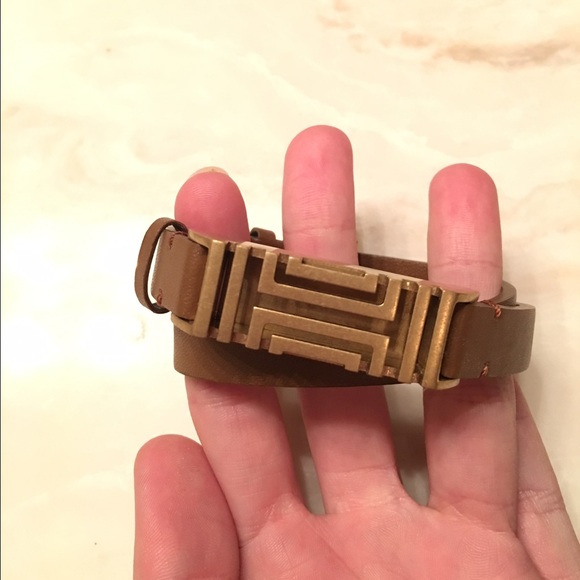 Tory Burch wrap around bracelet for Fitbit.