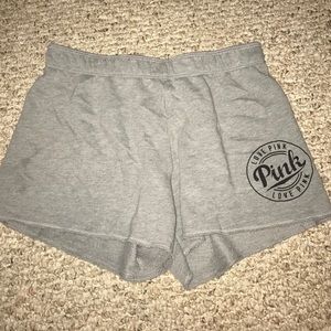 Vs pink sweat shorts