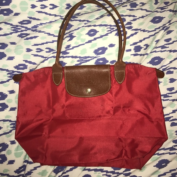 Red Longchamp Bag - Picture 1 of 3