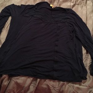 Quarter inch navy blue shirt