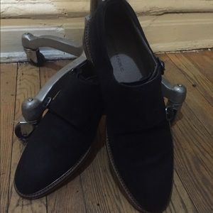 Monk strap Suede Oxford