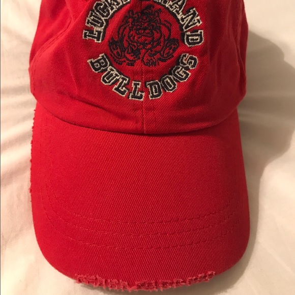 Red LUCKY 🍀 BRAND hat