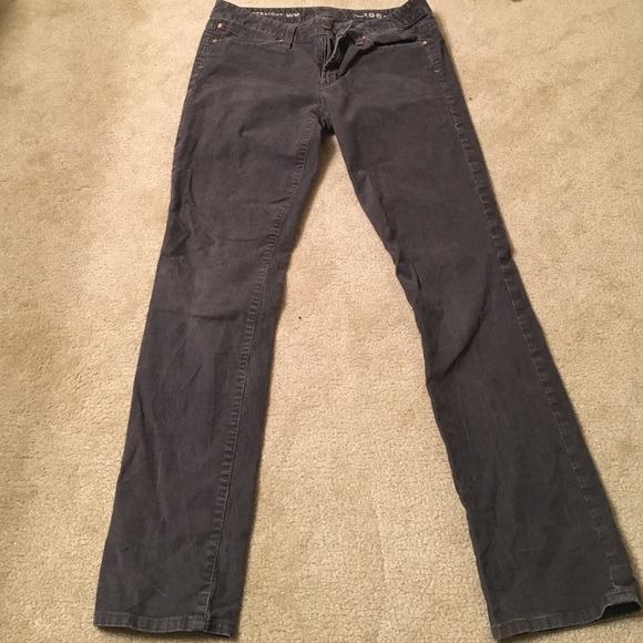 Grey Gap corduroy pants. Size 8
