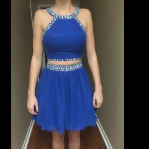 Bee Darling Blue Homecominh Dress