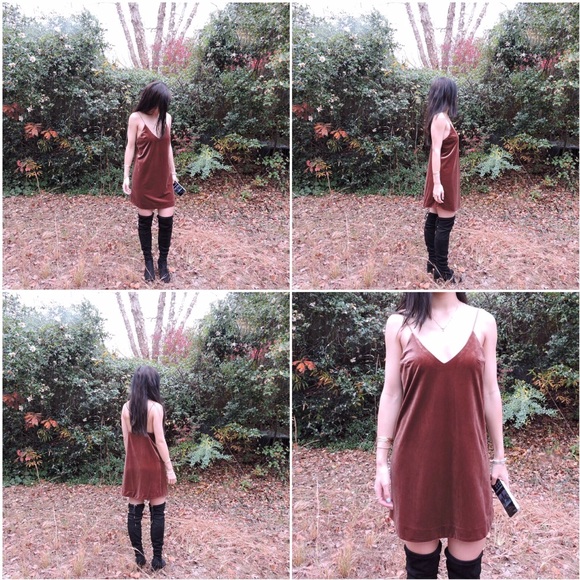 🚫Sold🚫✨Velvet Crush Dress - Picture 4 of 4