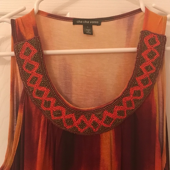 Beaded collar tank